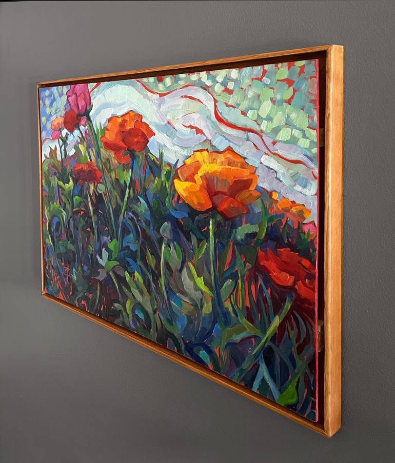 Original Floral Painting by Andrea Tarman