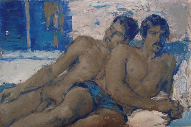 Original Impressionism Nude Paintings by Viktoriia Pidvarchan