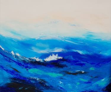 Print of Abstract Seascape Paintings by Iveta Zaharova