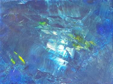 Abstract Original Acrylic Inside the Ocean Floor Multi-Color thumb
