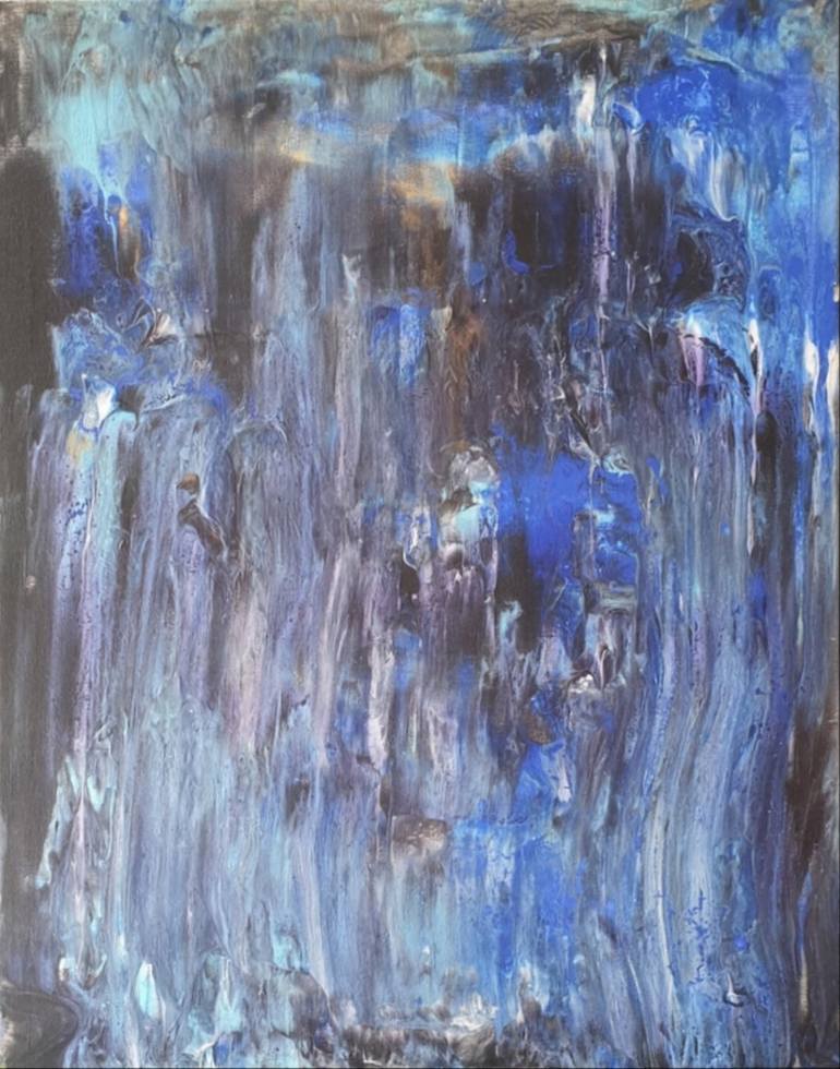 Original Abstract Expressionism Abstract Painting by Iveta Zaharova