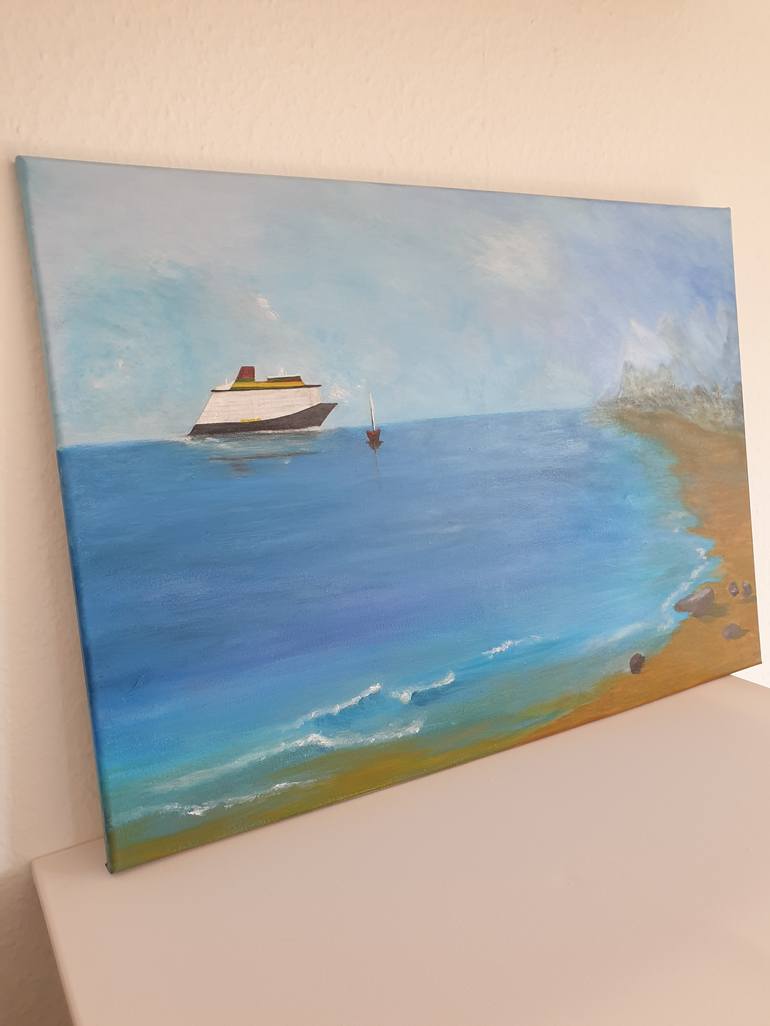 Original Seascape Painting by Iveta Zaharova