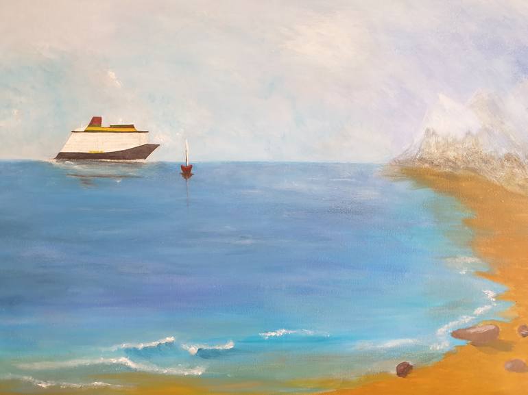 Original Seascape Painting by Iveta Zaharova