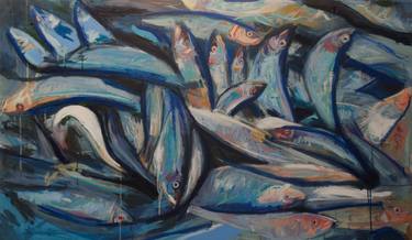Print of Abstract Fish Paintings by Matt Hayes