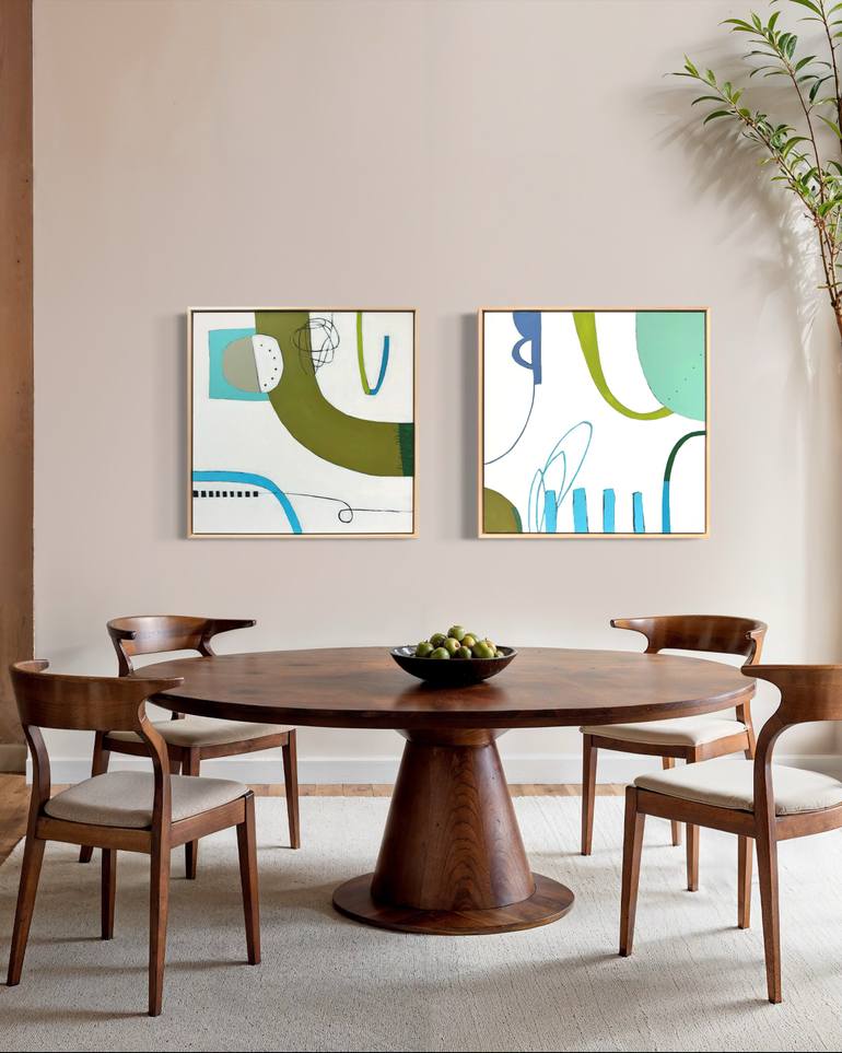 Original Abstract Expressionism Abstract Painting by Kristen Guest