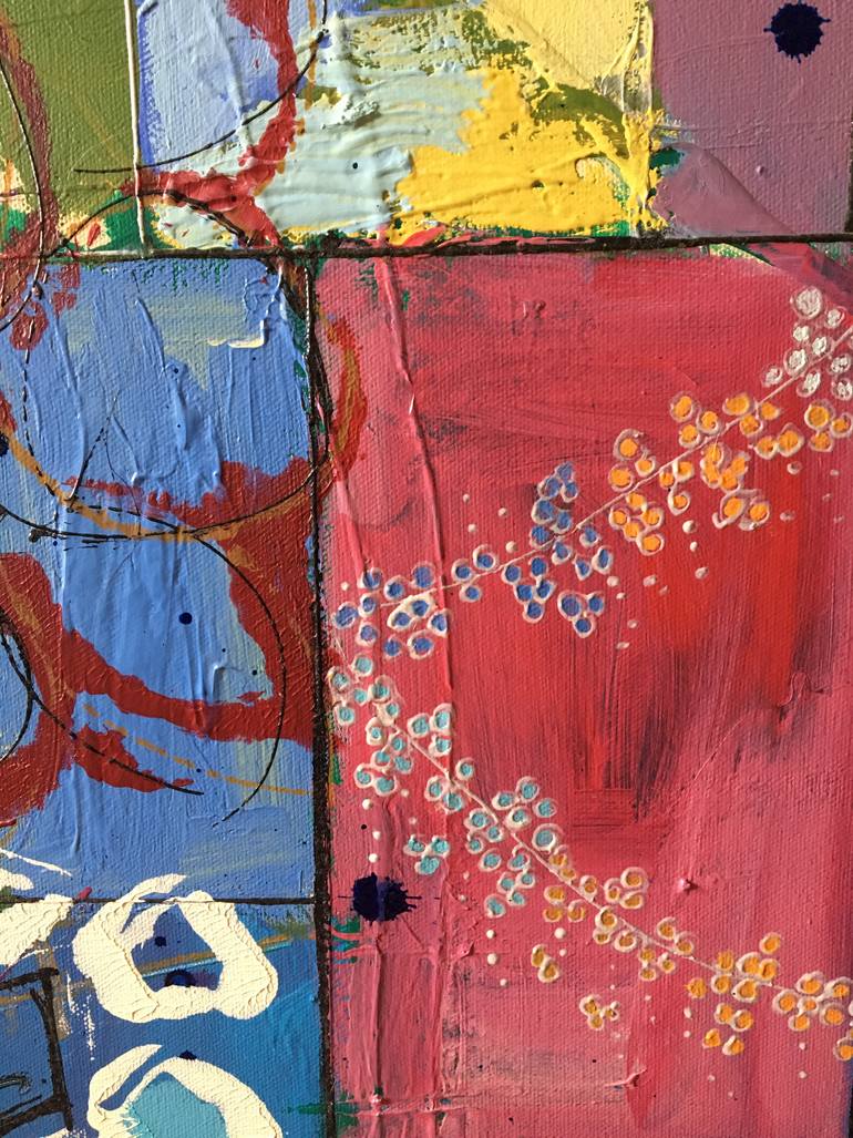 Original Abstract Expressionism Abstract Painting by Joanne Demartino