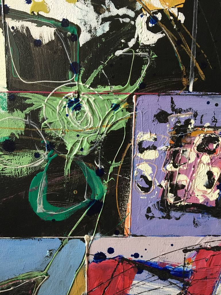 Original Abstract Expressionism Abstract Painting by Joanne Demartino