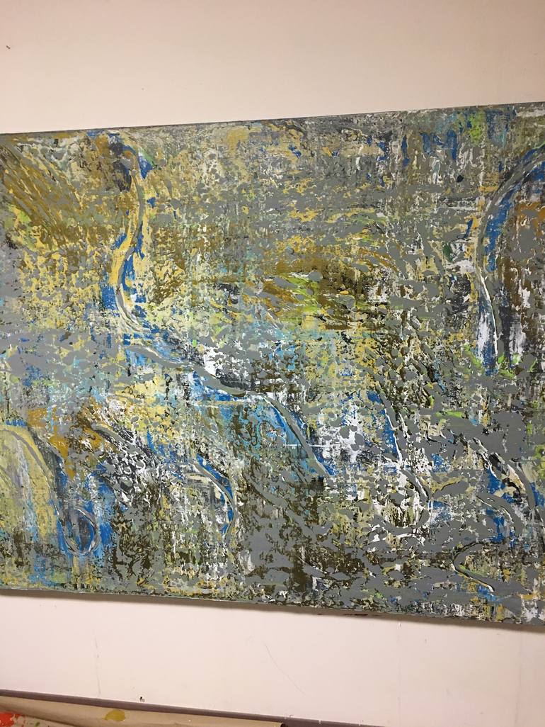 Original Abstract Expressionism Abstract Painting by Barbara Zagorski