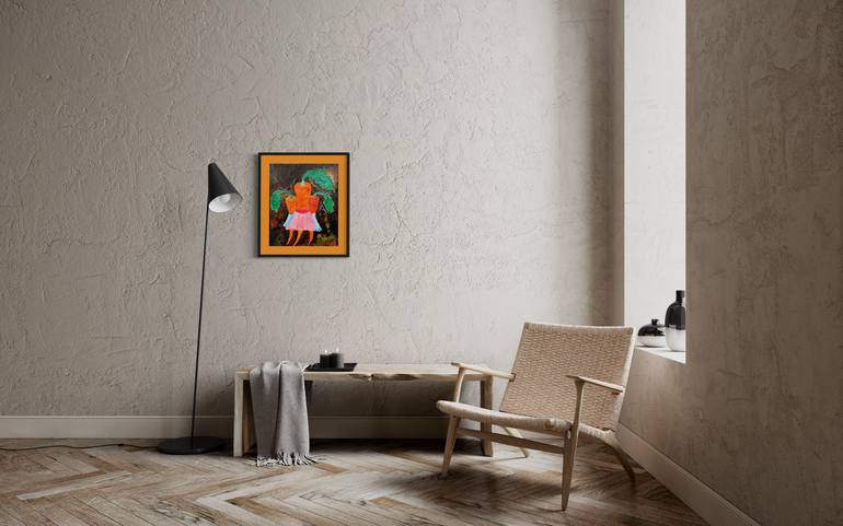 Original Conceptual Botanic Painting by Douglas A Karson
