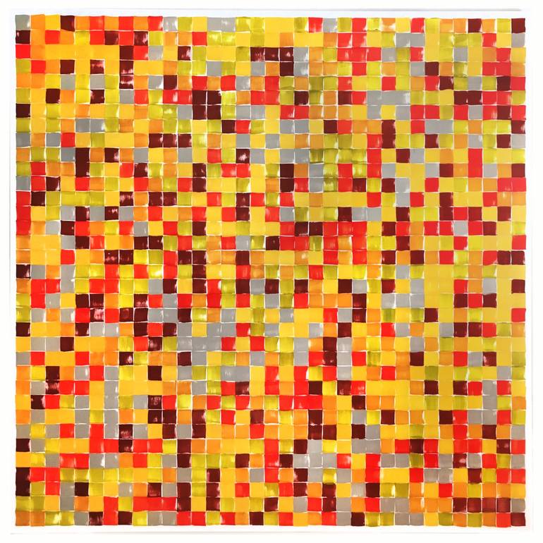 Print of Abstract Patterns Paintings by Amy Kang