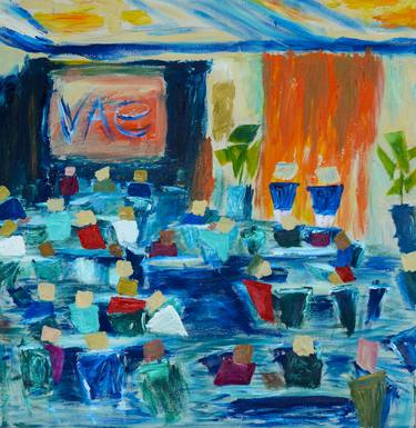 Print of Abstract Expressionism Interiors Paintings by Jonathon Lee Shannon