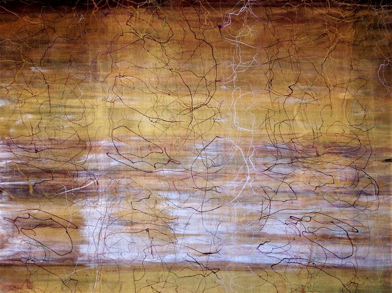 Original Fine Art Abstract Painting by john spears