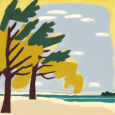 beach with trees #2 thumb