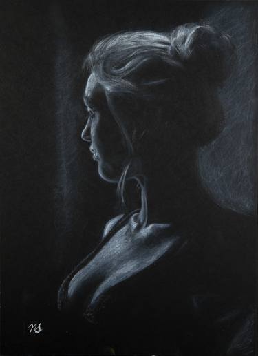 Print of Fine Art Portrait Drawings by Natalya Fedorenko