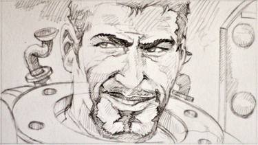 Original Realism Fantasy Drawings by Gary M Burley