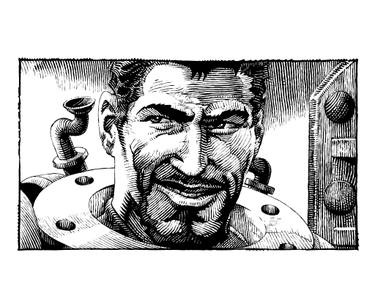 Original Realism Fantasy Drawings by Gary M Burley