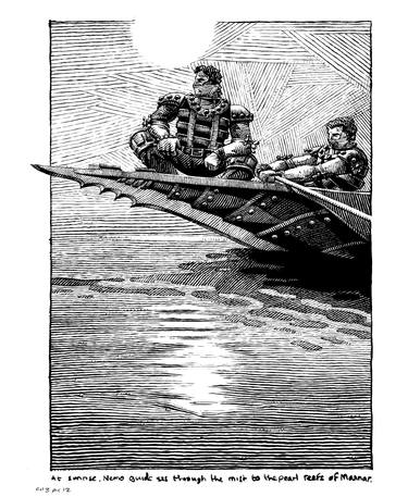 Original Realism Fantasy Drawings by Gary M Burley