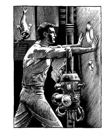 Original Realism Fantasy Drawings by Gary M Burley