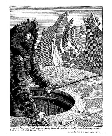 Original Realism Fantasy Drawings by Gary M Burley