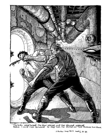 Original Realism Fantasy Drawings by Gary M Burley