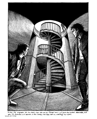 Original Realism Fantasy Drawings by Gary M Burley