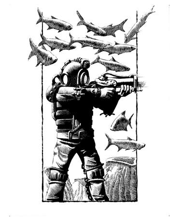 Original Realism Fantasy Drawings by Gary M Burley