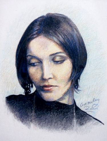 Original Realism People Drawings by Gary M Burley