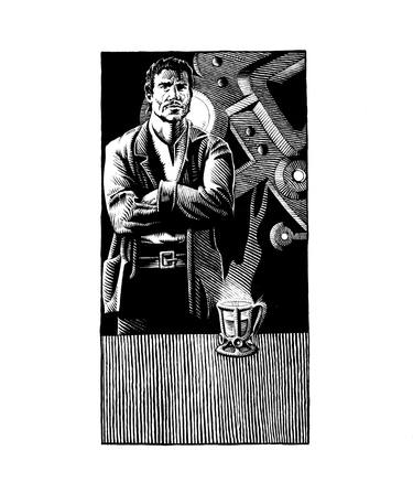 Original Realism Fantasy Drawings by Gary M Burley