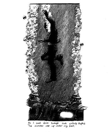 Original Realism Fantasy Drawings by Gary M Burley