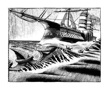 Original Realism Fantasy Drawings by Gary M Burley