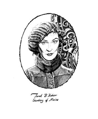 Original Realism People Drawings by Gary M Burley