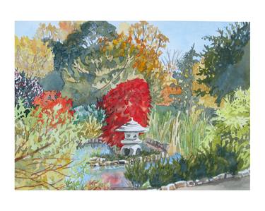 Print of Fine Art Garden Paintings by Dianne Miller