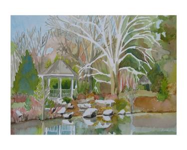 Print of Realism Garden Paintings by Dianne Miller