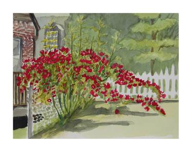 Original Fine Art Garden Paintings by Dianne Miller