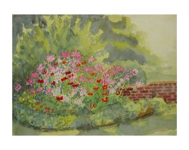Original Fine Art Garden Paintings by Dianne Miller