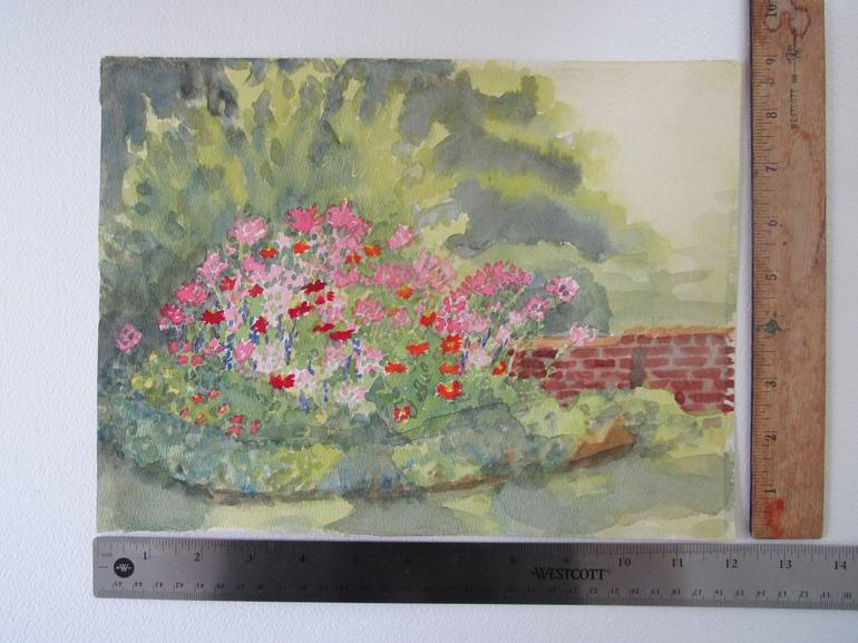 Original Fine Art Garden Painting by Dianne Miller