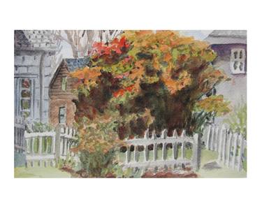 Original Impressionism Garden Paintings by Dianne Miller