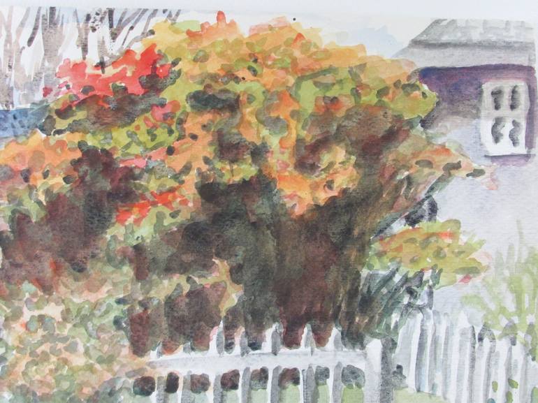 Original Impressionism Garden Painting by Dianne Miller