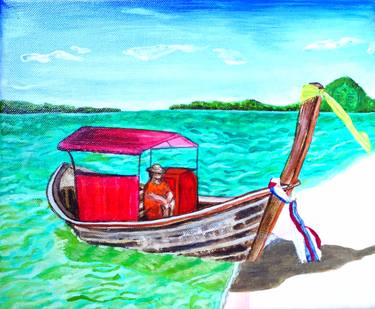 Print of Fine Art Boat Paintings by Mary-Anne Goodman