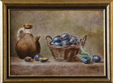 Original Fine Art Still Life Painting by Sinisa Peric