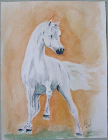 Original Modern Horse Paintings by Sinisa Peric