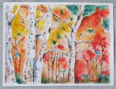 Print of Modern Tree Paintings by Sinisa Peric
