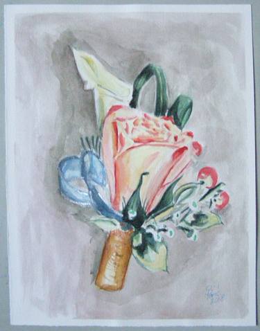 Original Modern Floral Paintings by Sinisa Peric