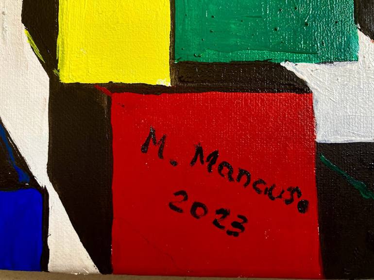 Original Abstract Painting by Massimo Mancuso
