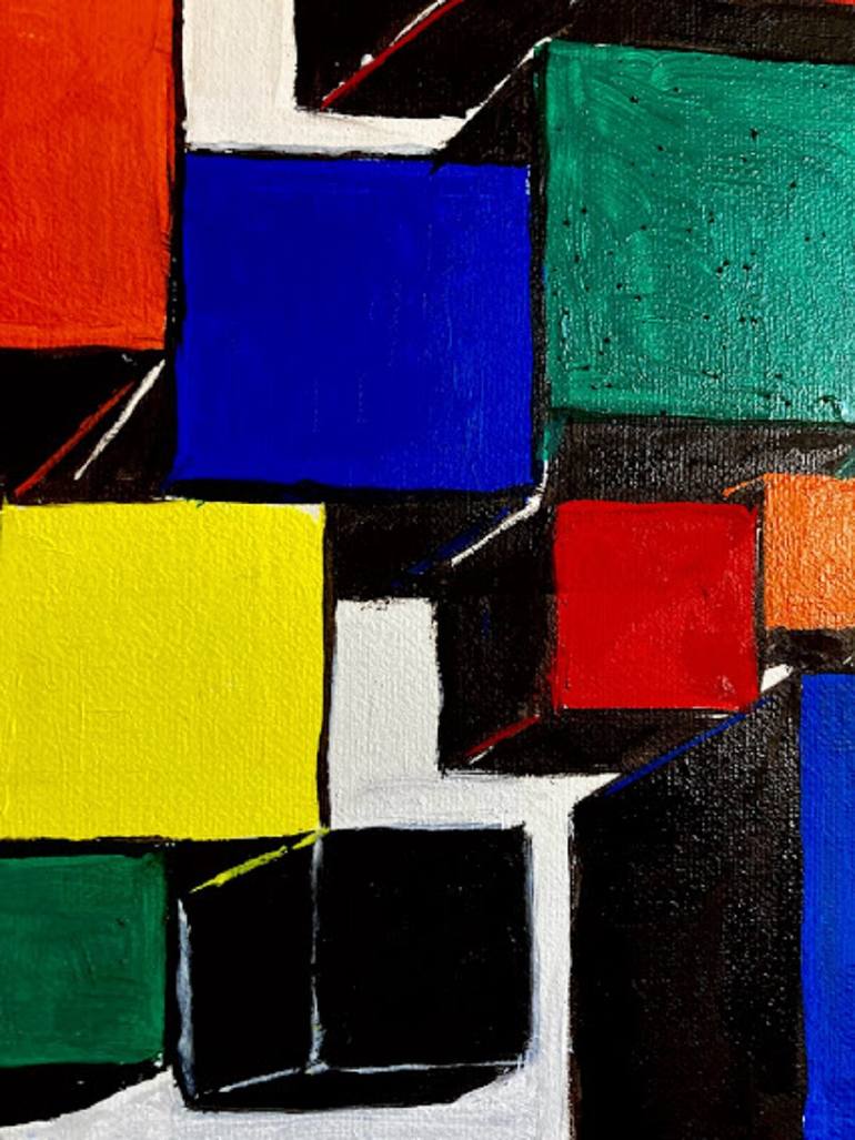 Original Abstract Painting by Massimo Mancuso