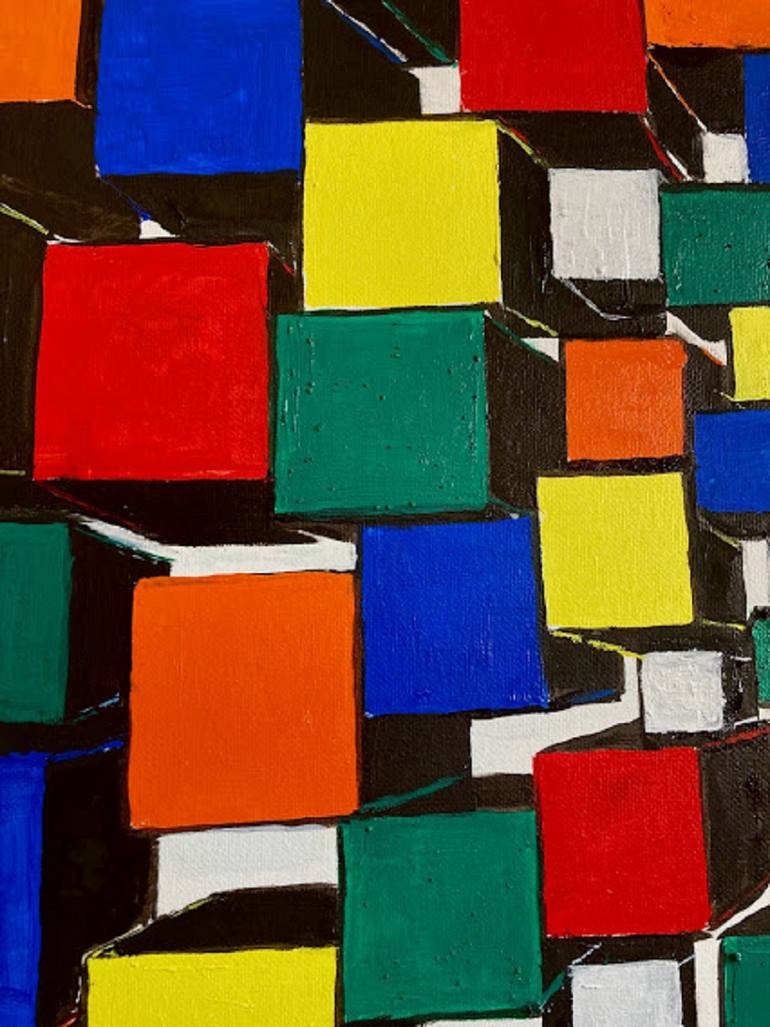 Original Abstract Painting by Massimo Mancuso