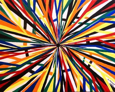 Original Surrealism Abstract Painting by Massimo Mancuso