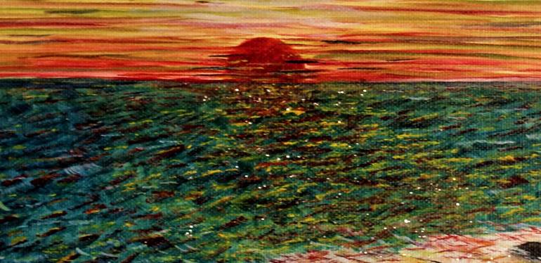 Original Beach Painting by Massimo Mancuso