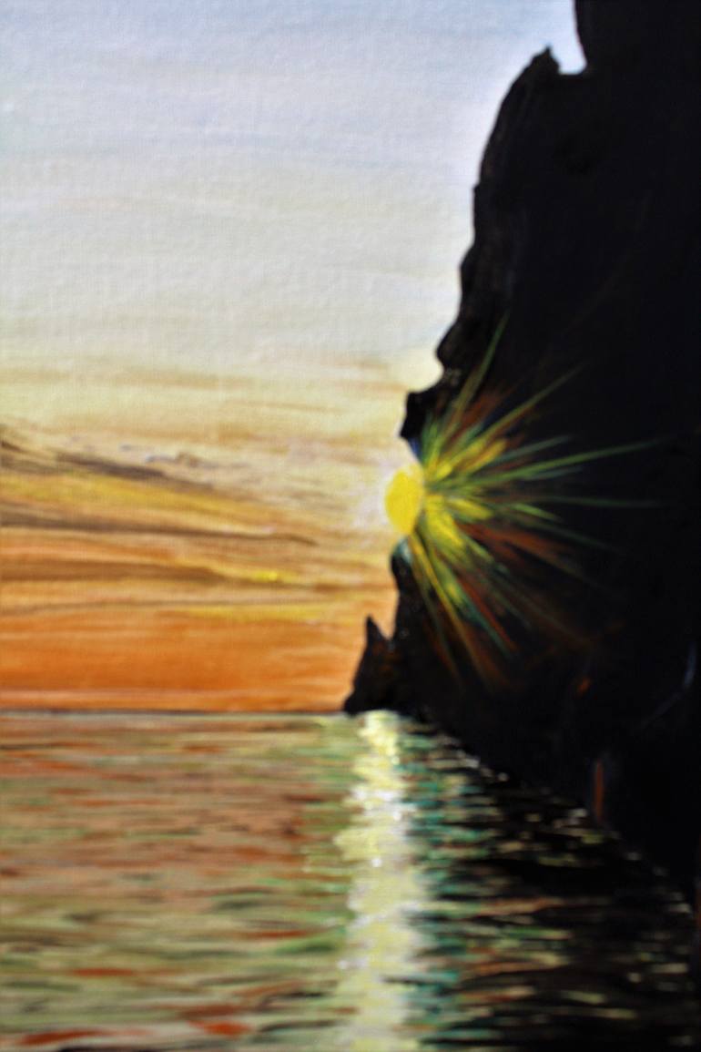 Original Photorealism Landscape Painting by Massimo Mancuso