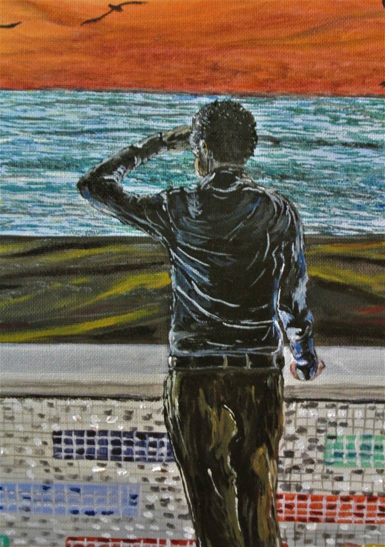Original Figurative Landscape Painting by Massimo Mancuso